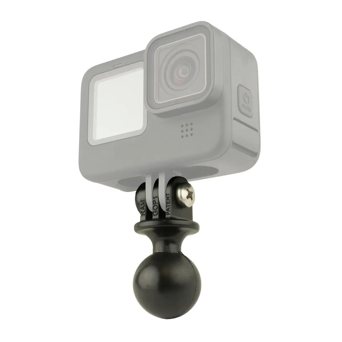 RAM MOUNTS Action Camera Ball Adapter for GoPro Mounts, B Size Ball (1 inch / 2.54 cm) | Connects to RAM B Size Arms - main product image
