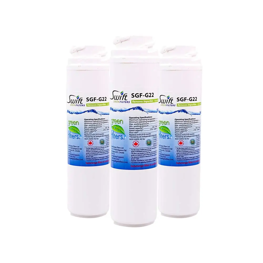 Swift Green Filters SGF-G22 3 Pack Water Filter | NSF Certified Coconut Carbon Filtration - main product image