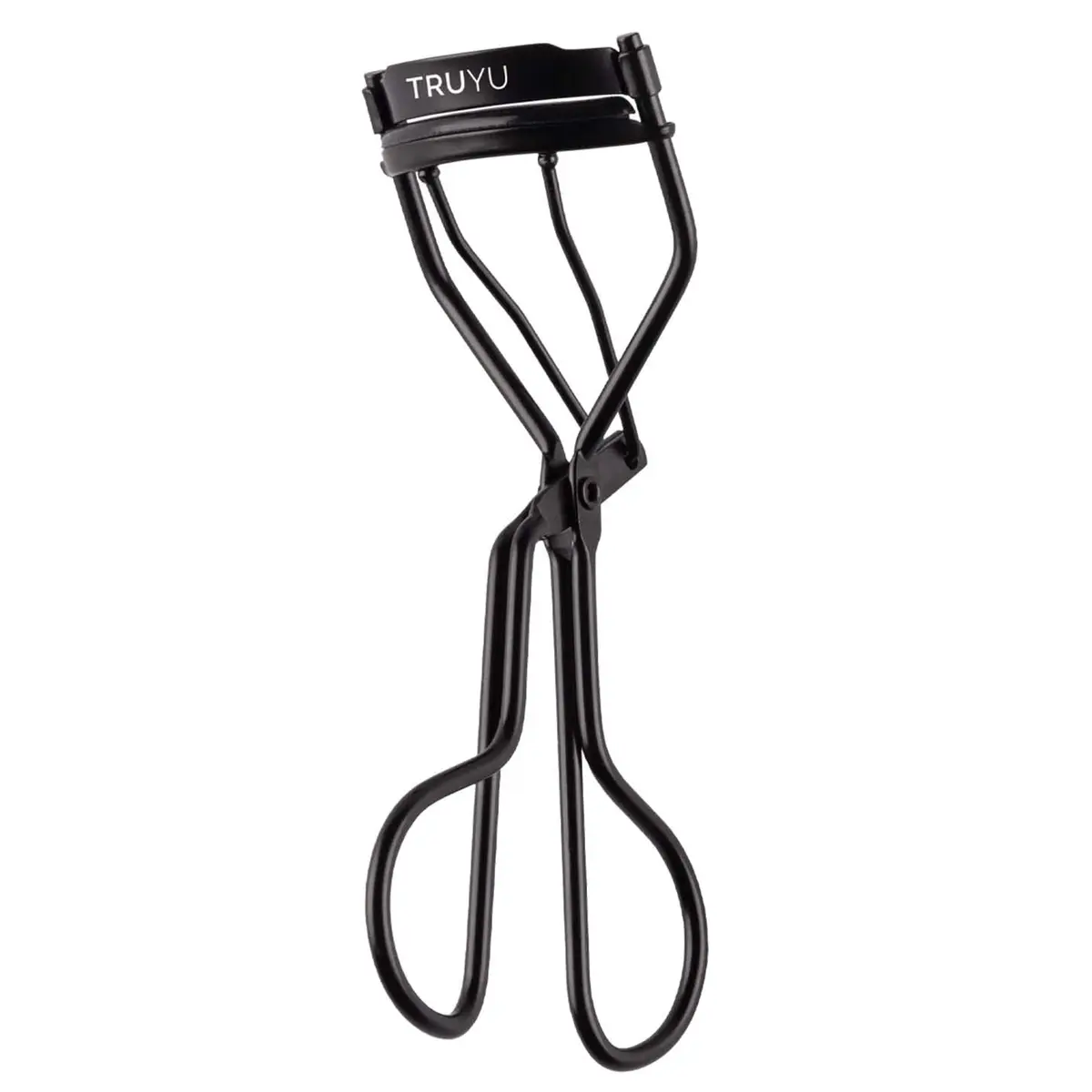 Truyu Black Eyelash Curler with 2 Silicone Replacement Pads | No Pinching, Longer Looking Lashes - main product image