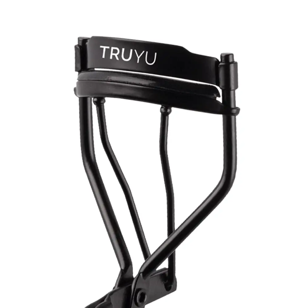 Truyu Black Eyelash Curler with 2 Silicone Replacement Pads | No Pinching, Longer Looking Lashes - view 3