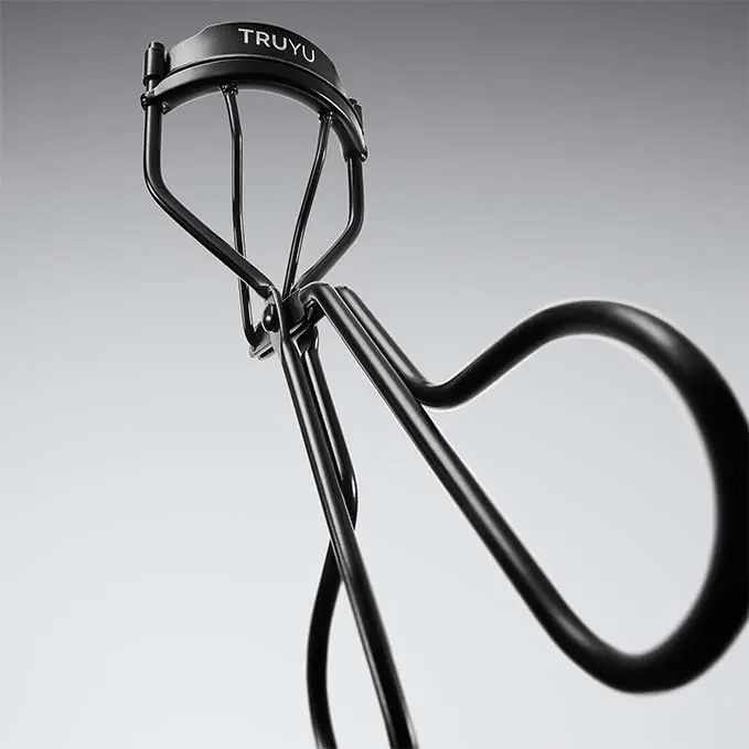 Truyu Black Eyelash Curler with 2 Silicone Replacement Pads | No Pinching, Longer Looking Lashes - view 4