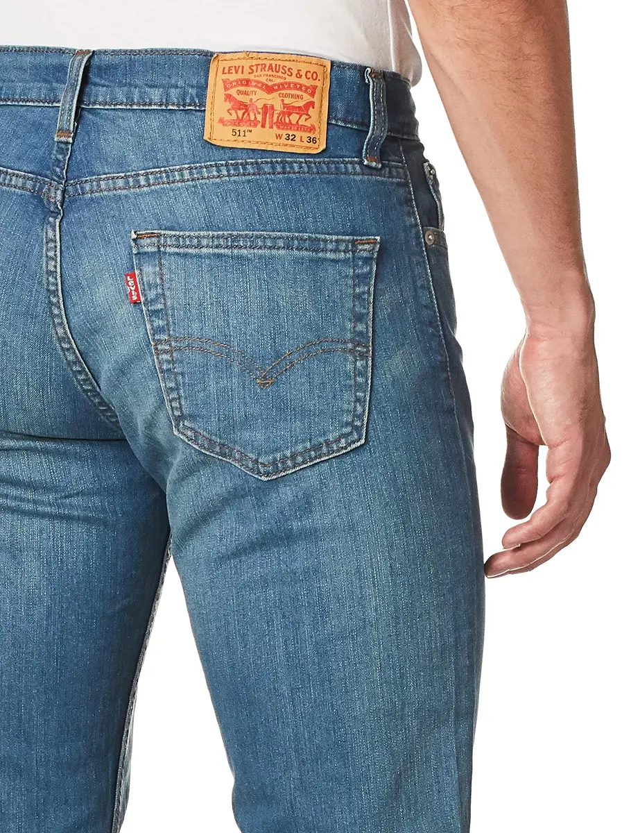 Levi's Men's 511 Slim Fit Jeans | Narrow Fit, 28W x 30L, Cotton Blend, Casual Style - view 2