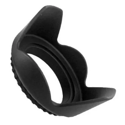 PLR Optics 55mm Lens Hood for Sony DSC-HX300 Digital Camera | Prevents Lens Flare & Protects Lens - view 2