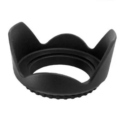 PLR Optics 55mm Lens Hood for Sony DSC-HX300 Digital Camera | Prevents Lens Flare & Protects Lens - view 4