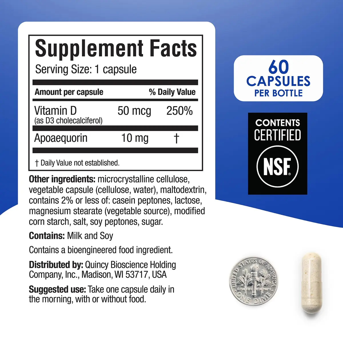 Prevagen Regular Strength with 7-Day Pill Minder, 60 Capsules | Brain Support & Organizing Aid - view 3