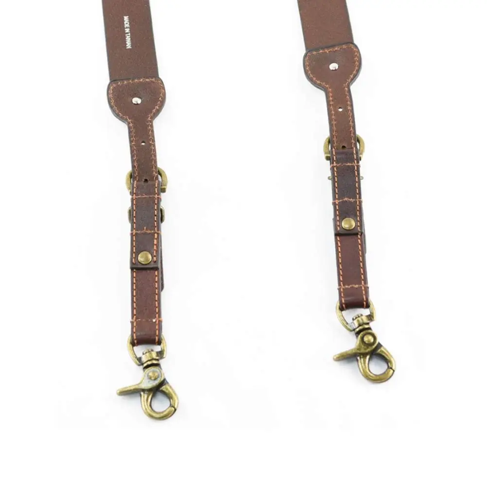 Nocona Belt Co. Bullet Concho Gallus Leather Suspender | Western Style, Heavy Duty Cowhide, Tan, Large (N8514202) - view 7