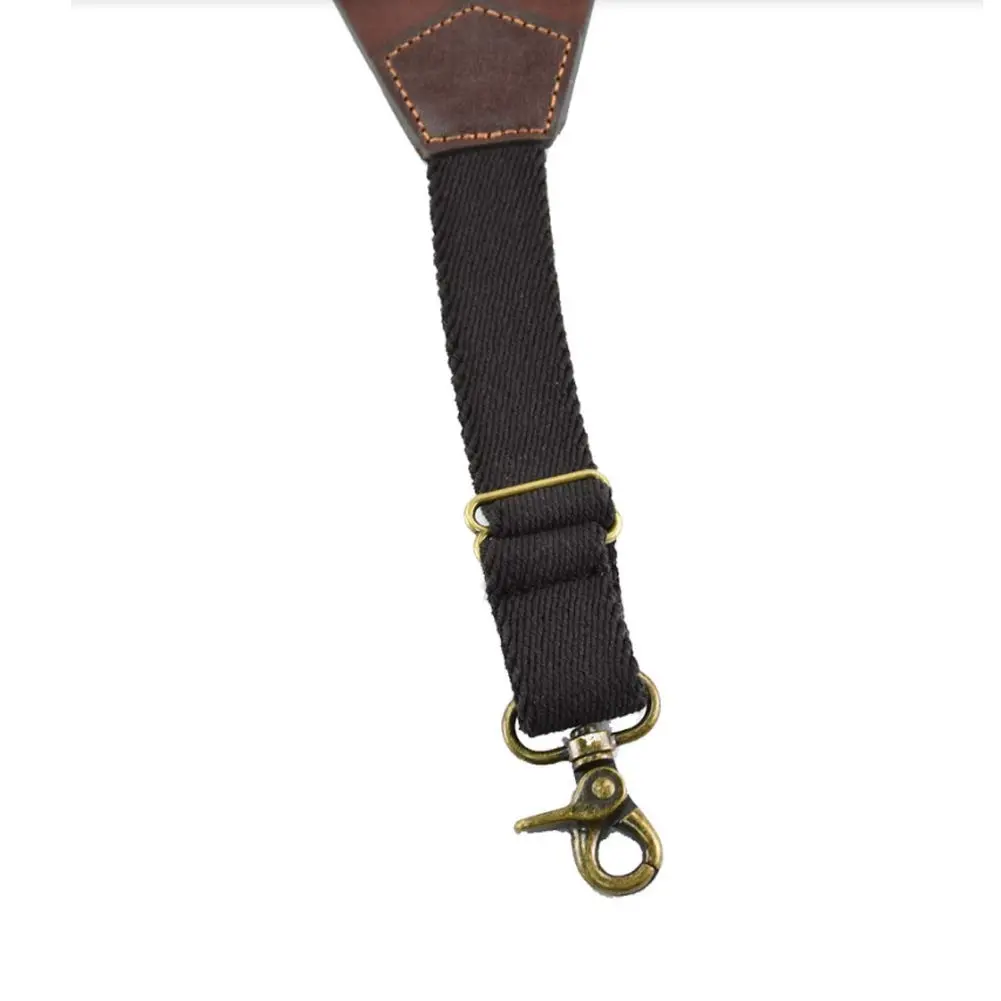 Nocona Belt Co. Bullet Concho Gallus Leather Suspender | Western Style, Heavy Duty Cowhide, Tan, Large (N8514202) - view 3