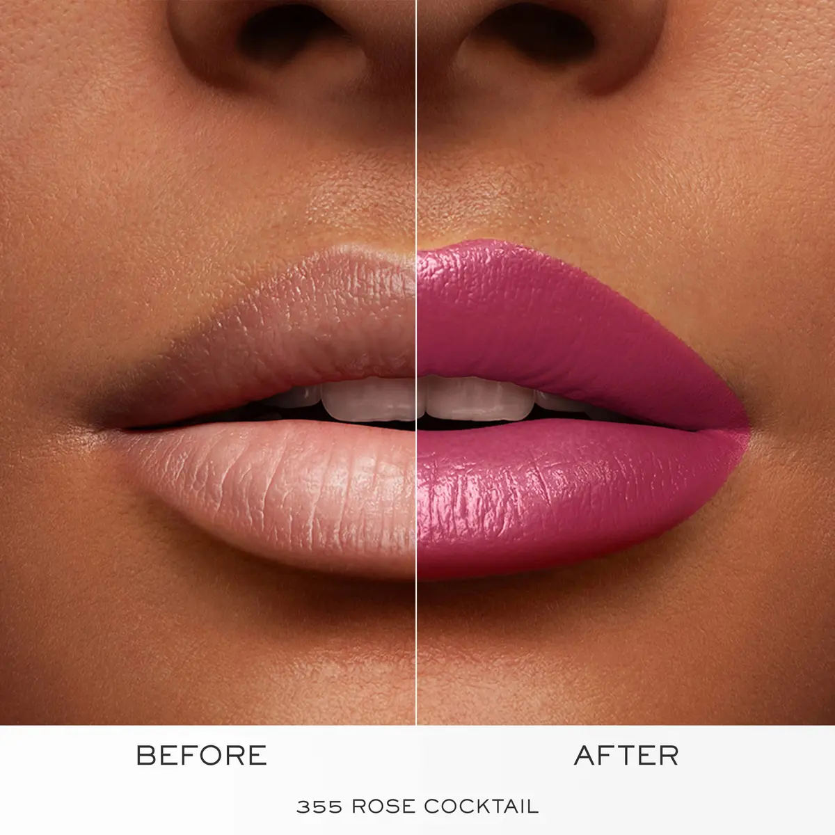 Lancôme L'Absolu Rouge Hydrating Cream Lipstick - 355 Rose Cocktail | Intense Pigment & 18H Hydration - view 6