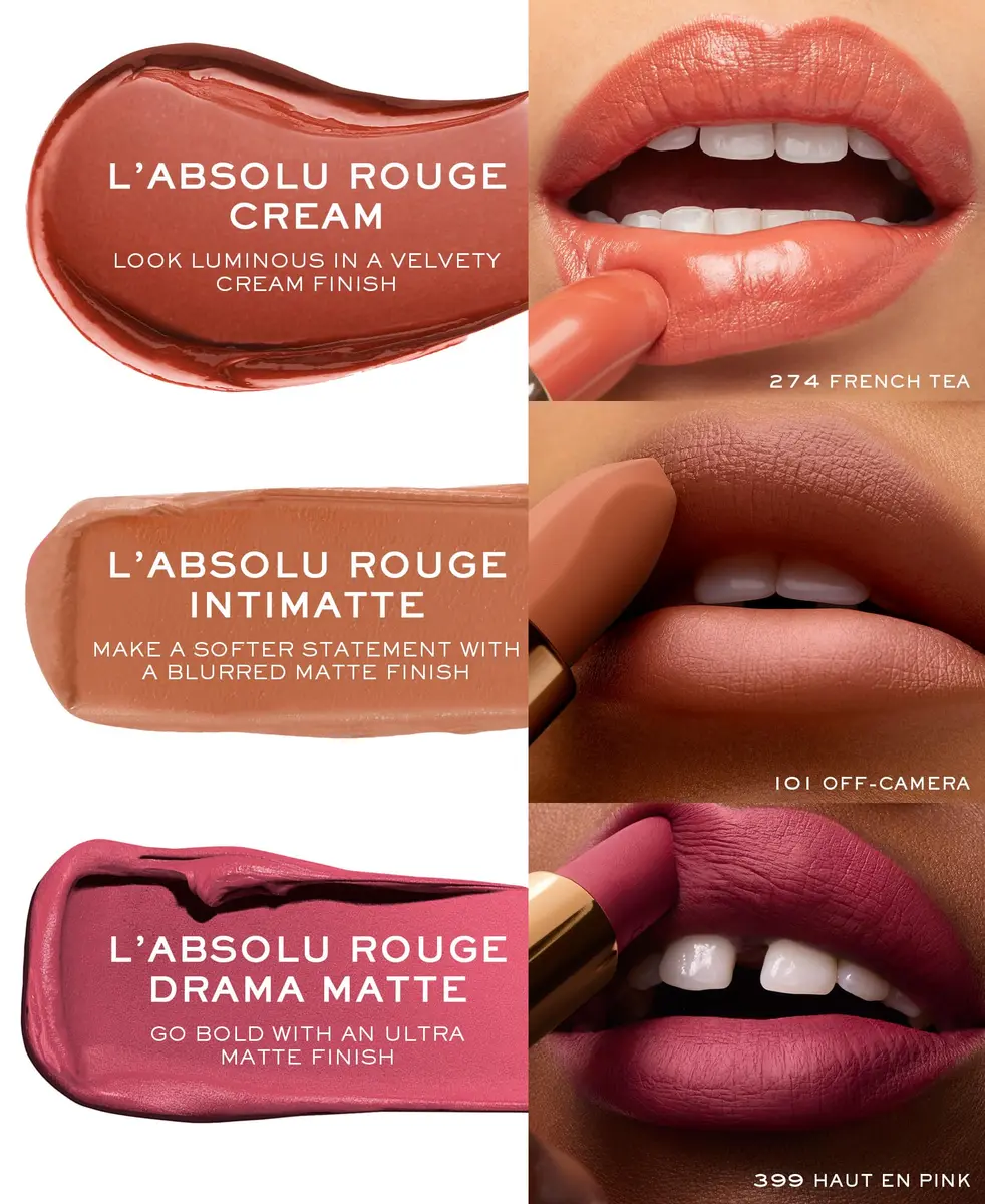 Lancôme L'Absolu Rouge Hydrating Cream Lipstick - 355 Rose Cocktail | Intense Pigment & 18H Hydration - view 8
