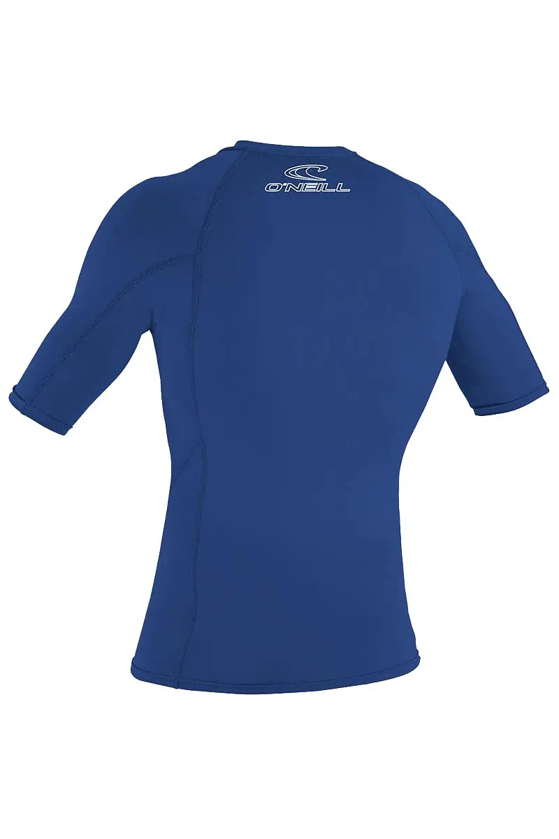 O'NEILL Men’s Basic Skins UPF 50+ S/S Rashguard Large Blue | Sun & Rash Protection for Water Sports - view 5