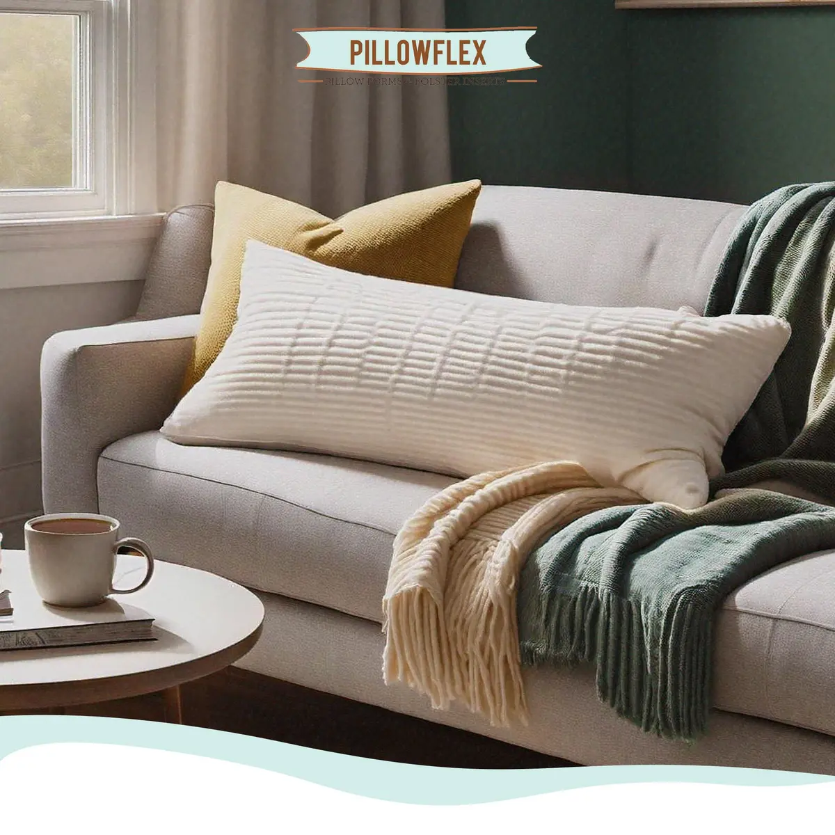 Pillowflex Synthetic Down Pillow Insert 20x26 Inch | Karate Chop Pillow, Hypoallergenic, Washable - view 7