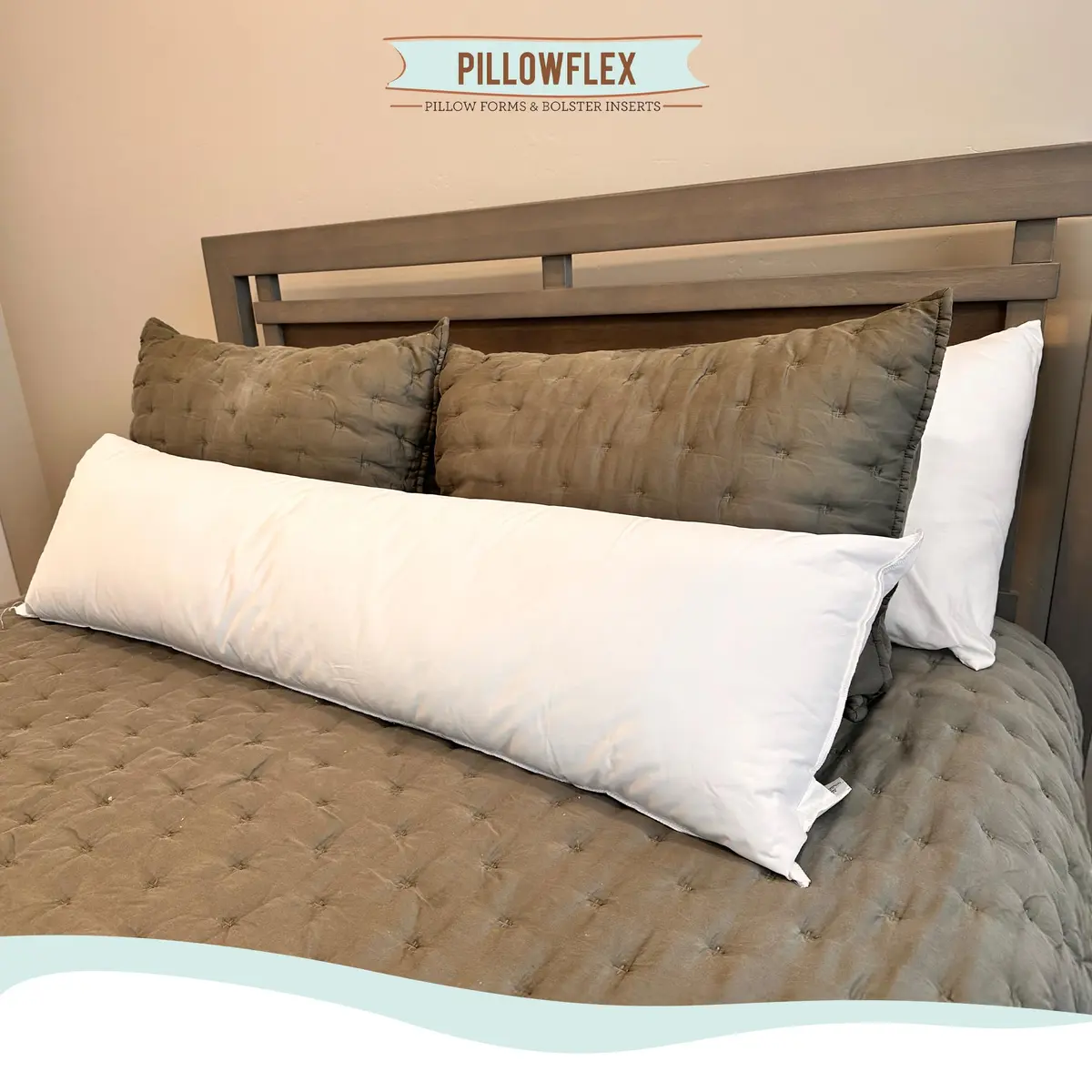 Pillowflex Synthetic Down Pillow Insert 20x26 Inch | Karate Chop Pillow, Hypoallergenic, Washable - view 8