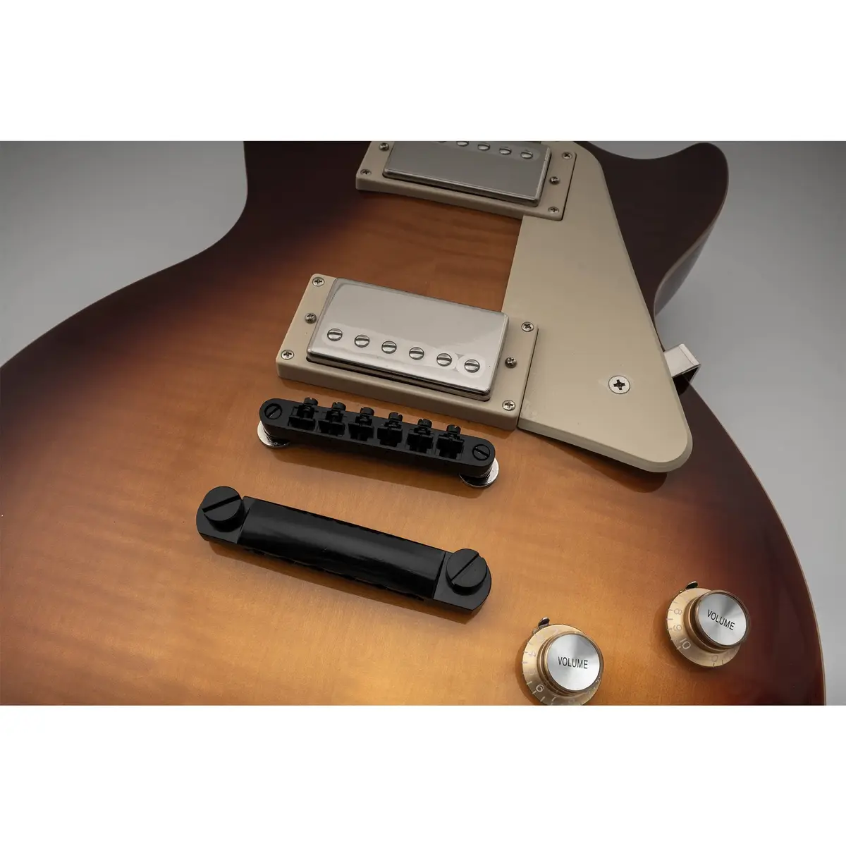 Musiclily Tune-o-matic Bridge and Tailpiece Set for Epiphone Les Paul/SG Style Electric Guitars, Black | 52mm Bridge Spacing, 52.5mm Tailpiece Spacing - view 7