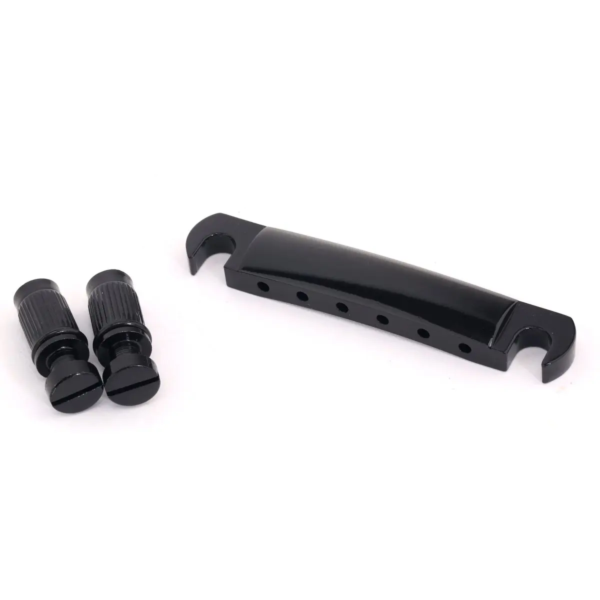 Musiclily Tune-o-matic Bridge and Tailpiece Set for Epiphone Les Paul/SG Style Electric Guitars, Black | 52mm Bridge Spacing, 52.5mm Tailpiece Spacing - view 4