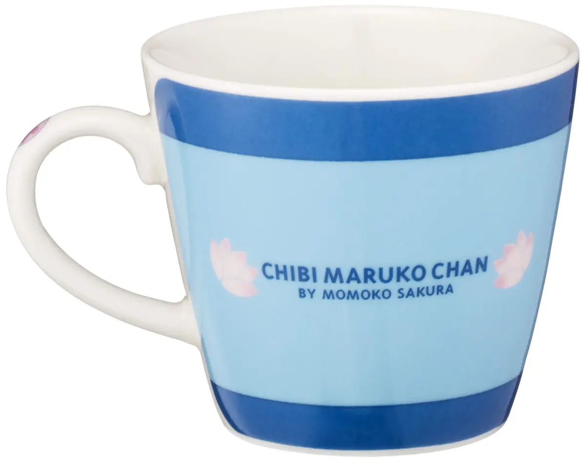 金正陶器(Kaneshotouki) Chibi Maruko-chan Fish Face Mug 270ml | Cute Japanese Porcelain Cup - view 2