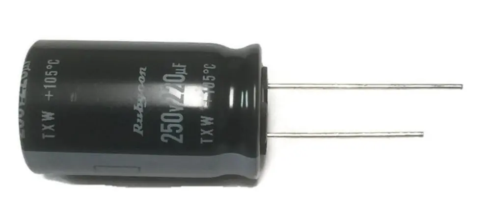 United Chemi-Con Electrolytic Capacitor 220uF 250V | 105°C Radial, 20% Tolerance (19x30mm) - main product image
