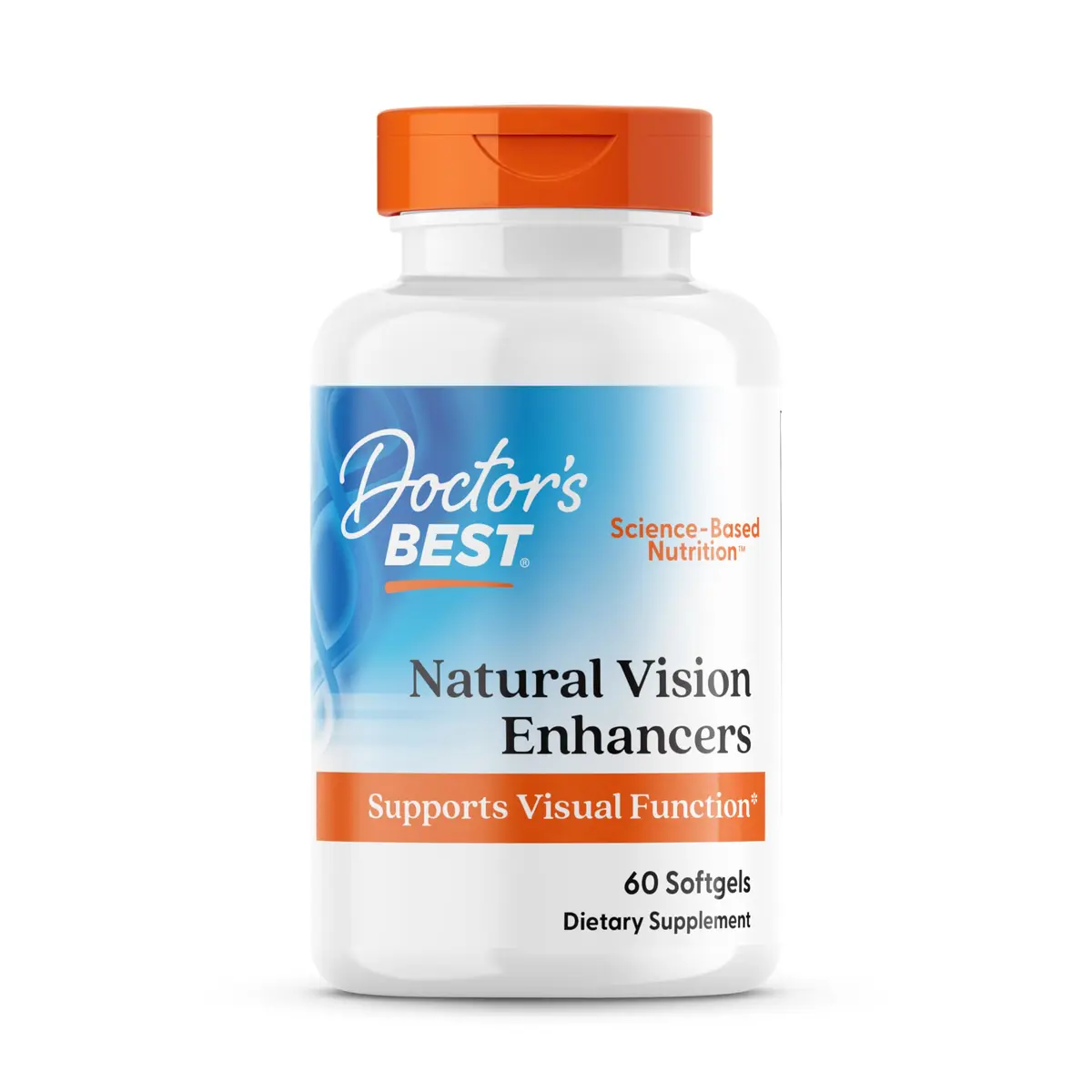 Doctor's BEST Natural Vision Enhancers for Men & Women 60 Softgels | Eye Support with Lutein & Fish Oil - main product image