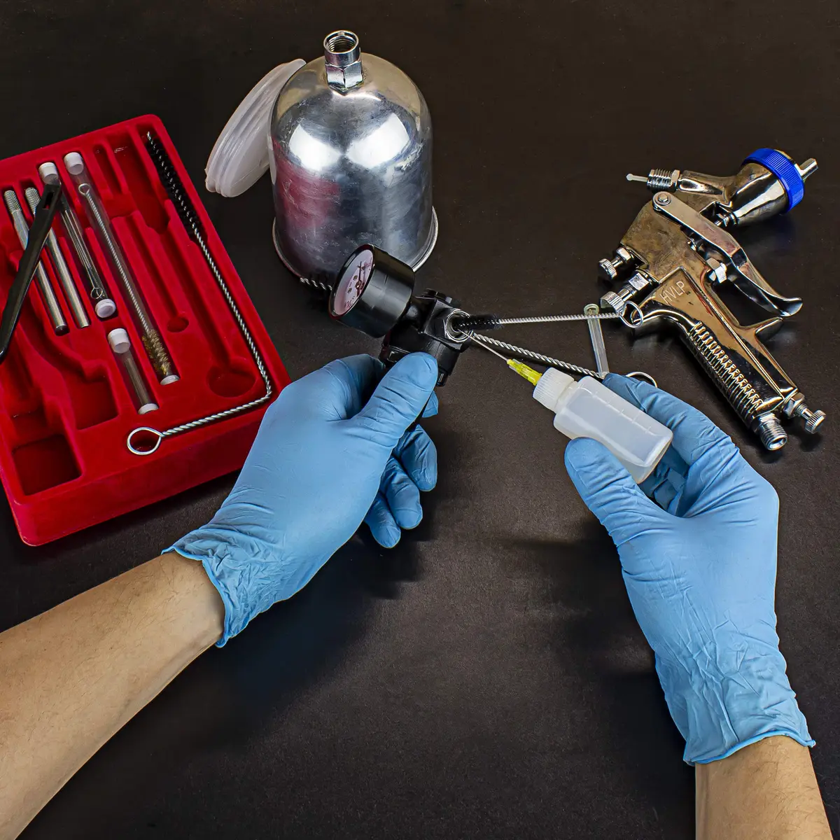 NEIKO Air Spray Gun Cleaning Kit 22 Piece | Essential Maintenance for All Paint Sprayers - view 6
