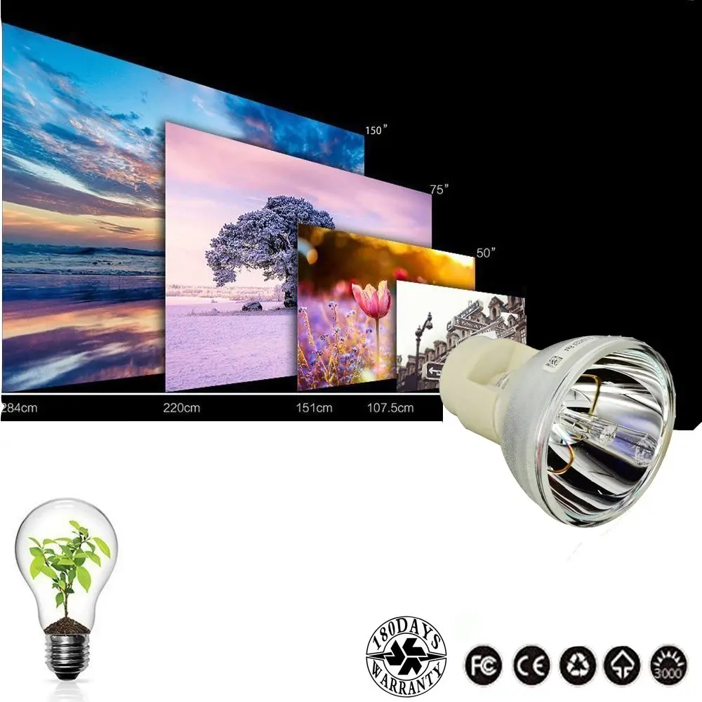 AWO MC.JFZ11.001 / MC.JKY11.001 / 5J.JCL05.001 Premium Projector Replacement Lamp Bulb 210W | Compatible with ACER & BENQ - view 2