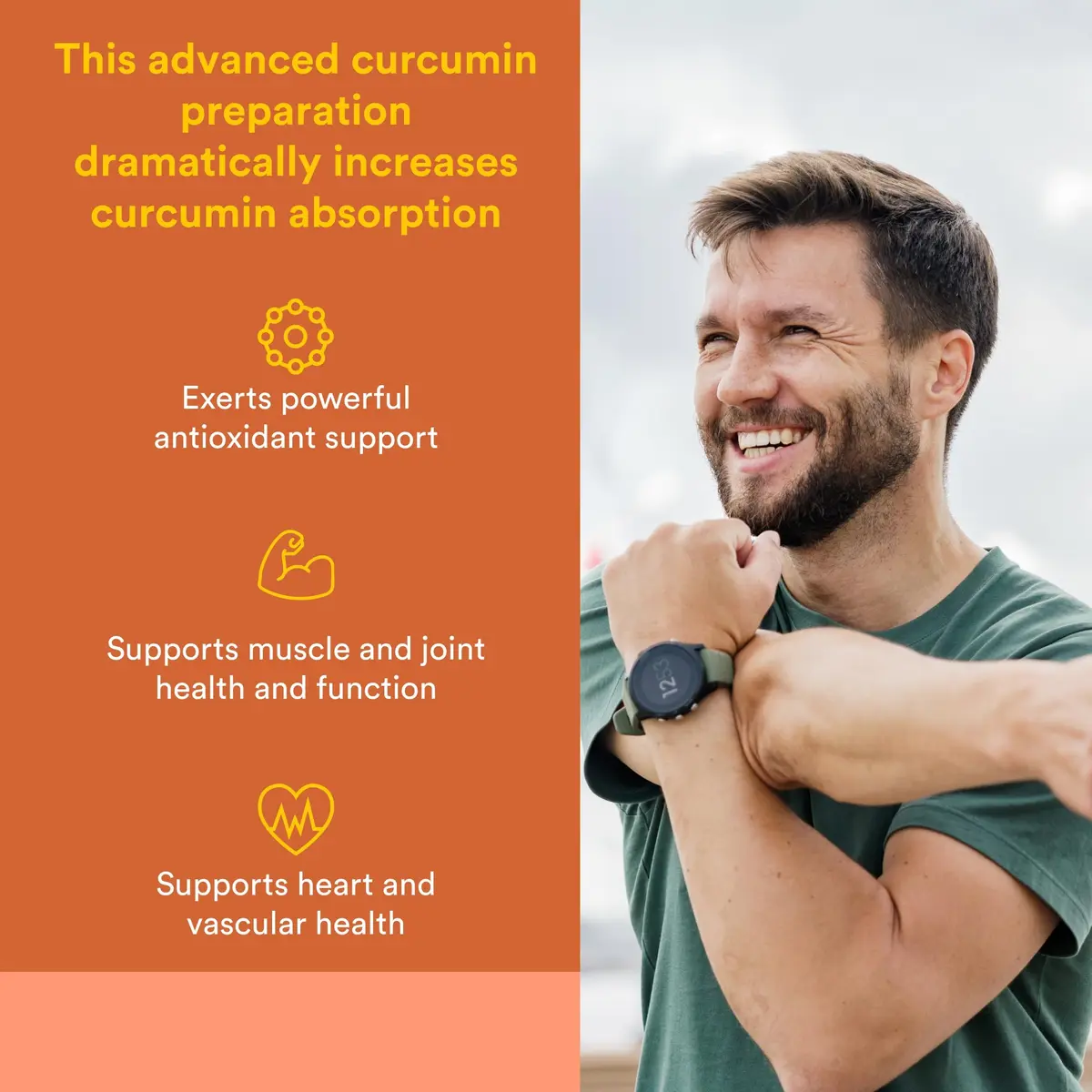 Natural Factors CurcuminRich Double Strength Theracurmin, 60 Capsules | High-Absorption Curcumin for Joint & Heart Support - view 2