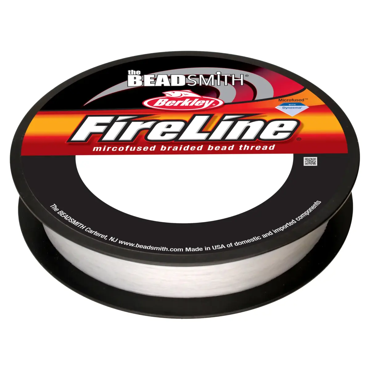 The Beadsmith Fireline Micro-Fused Braided Thread 4lb Test 125 Yds (0.12mm) Crystal | Strongest Fiber Per Diameter - view 5