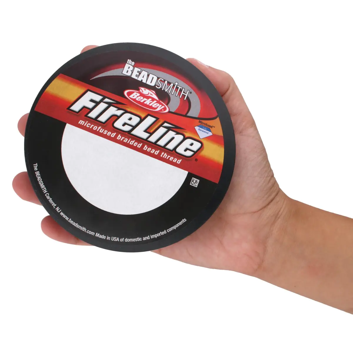 The Beadsmith Fireline Micro-Fused Braided Thread 4lb Test 125 Yds (0.12mm) Crystal | Strongest Fiber Per Diameter - view 6