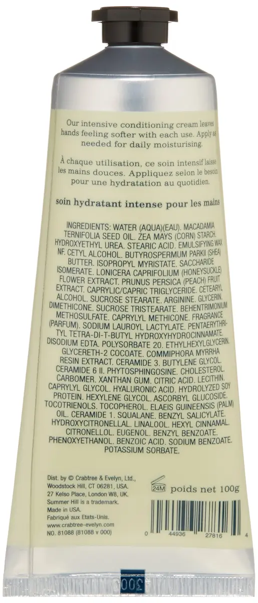Crabtree & Evelyn Hand Cream Therapy Summer Hill 3.5 oz | Nourishing, Hydrating & Luxurious - view 2