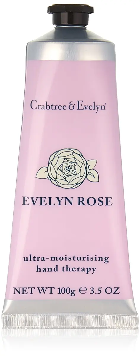 Crabtree & Evelyn Evelyn Rose Hand Cream Therapy 3.5 oz | Ultra-Moisturising & Nourishing for Dry Skin - main product image