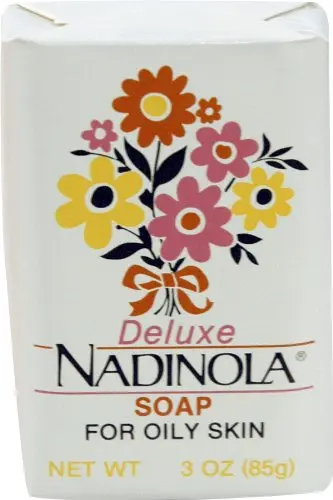 Nadinola Deluxe Soap 3 oz. (Pack of 6) | Almond Scent for Oily Skin, Unisex, Adult - main product image