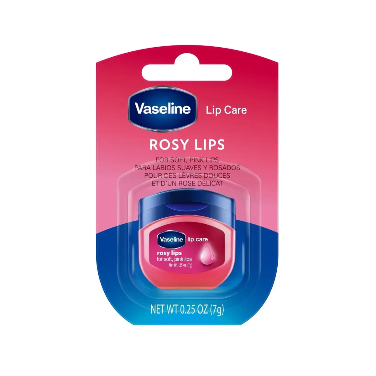 Vaseline Lip Therapy Rosy Lips 0.25 Ounce Pack of 2 | Tinted Moisturizing Lip Balm - main product image