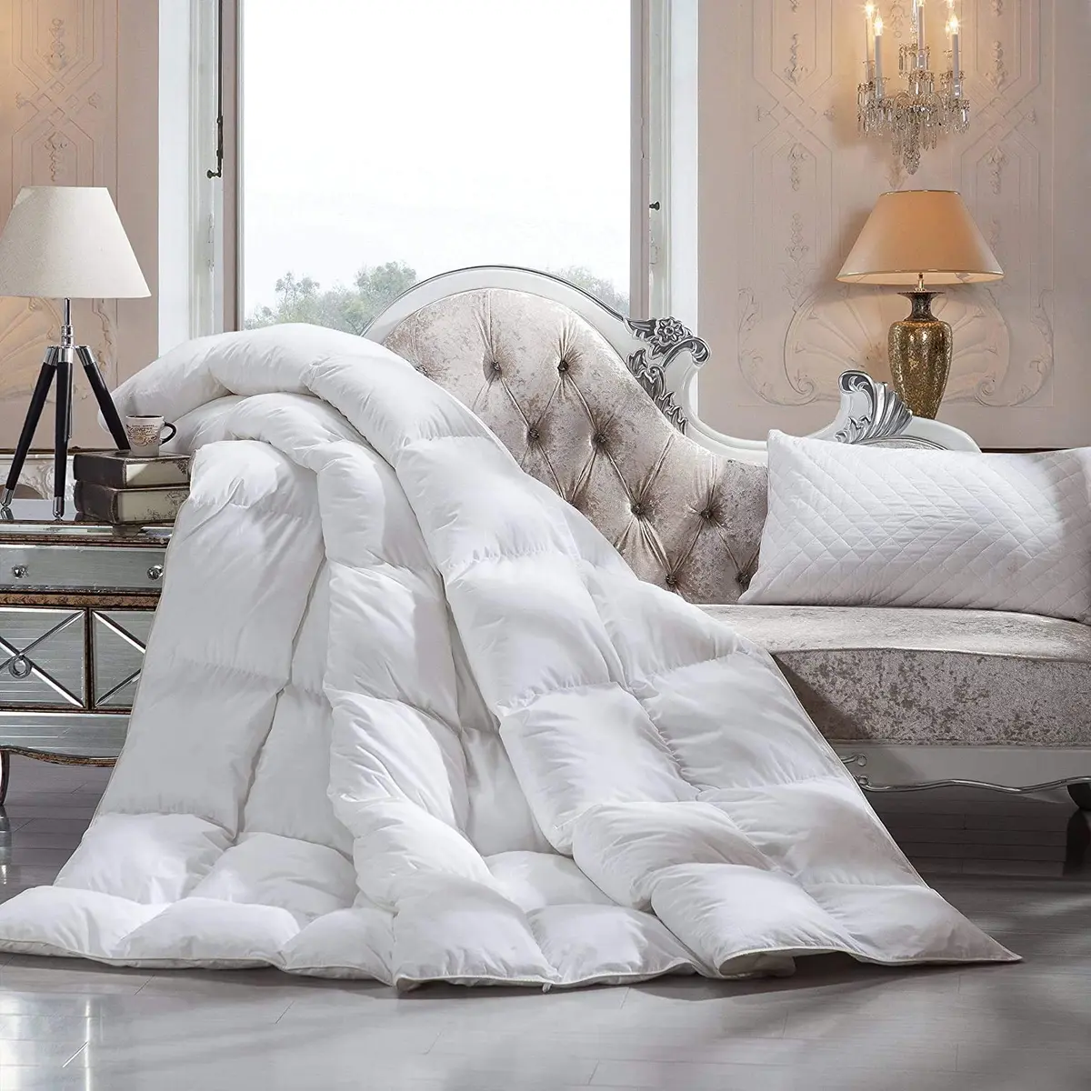 Egyptian Bedding Twin/Twin XL Comforter 50 oz | Luxurious Egyptian Cotton - view 3