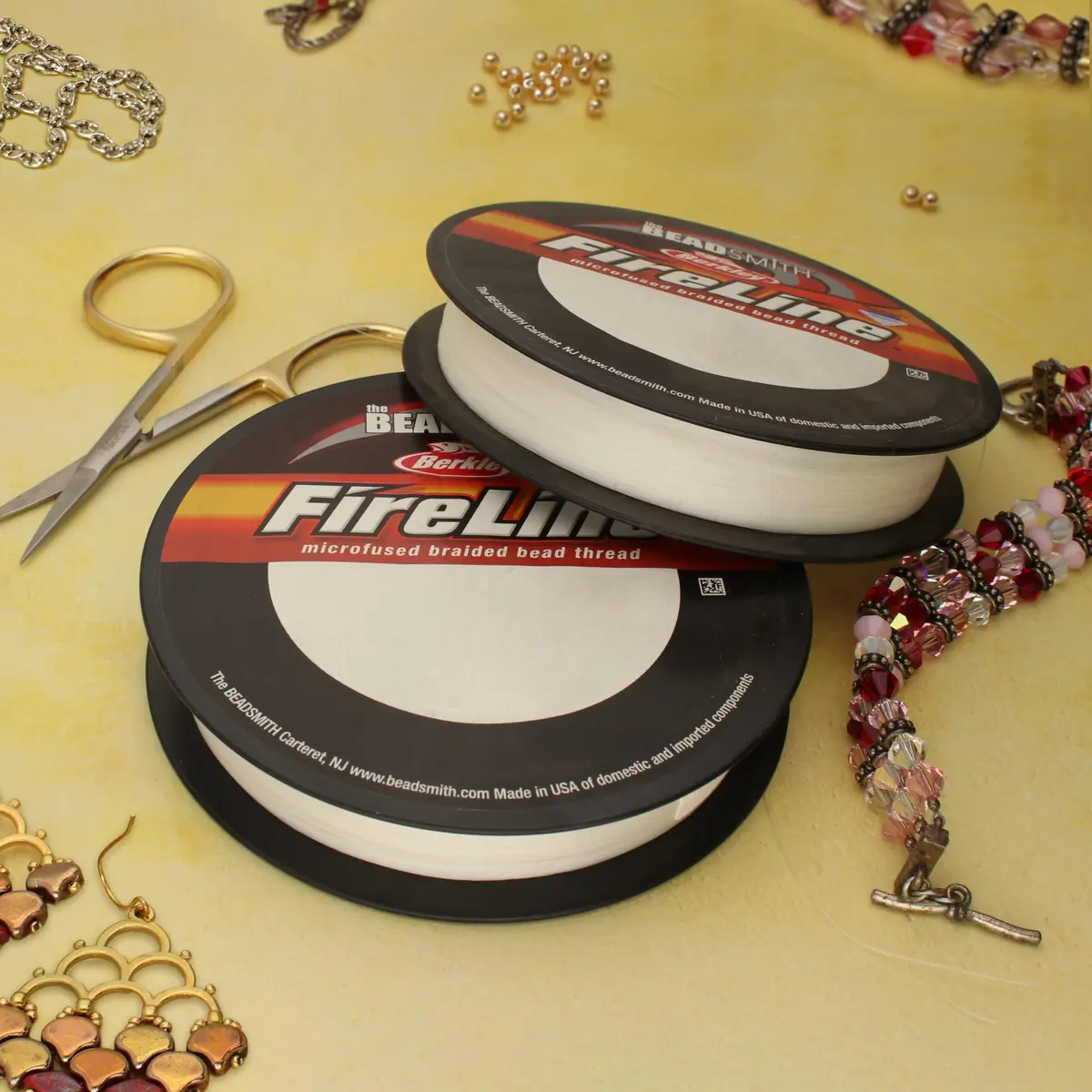 The Beadsmith Fireline Braided Thread 125 yards | High Tensile Strength for Jewelry & Beadwork - view 2