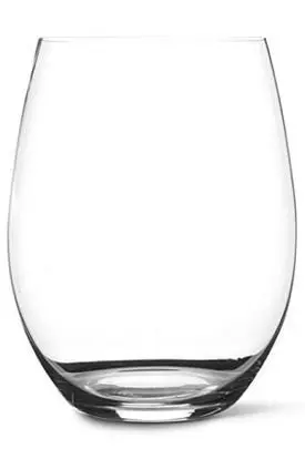 Riedel O Stemless Non-Crystal Cabernet/Merlot Wine Glass Set of 6 | Dishwasher Safe & Reusable - view 2