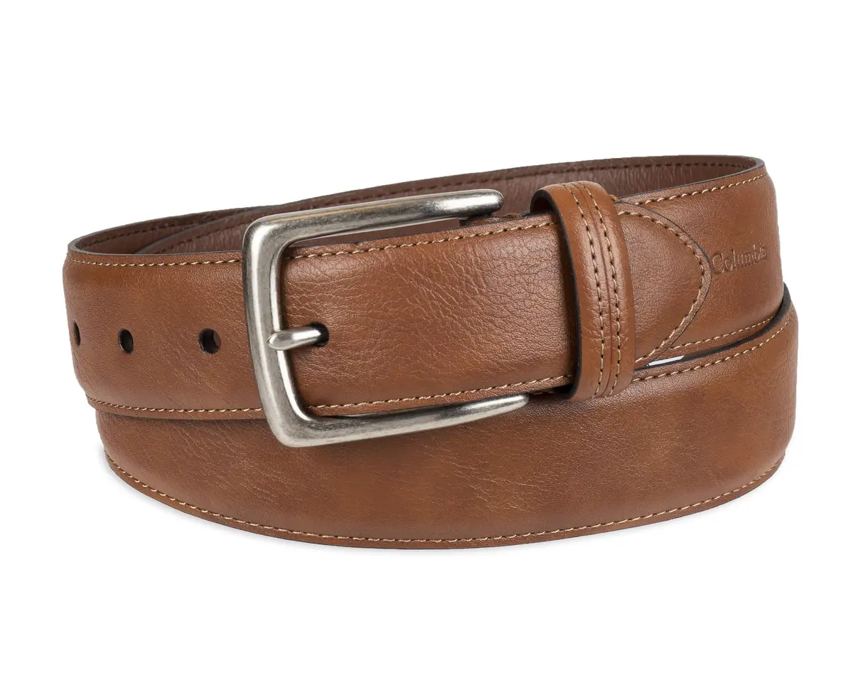 Columbia Men's Leather Casual Belt | Classic Design, Adjustable Fit, Durable Leather (38) - view 2