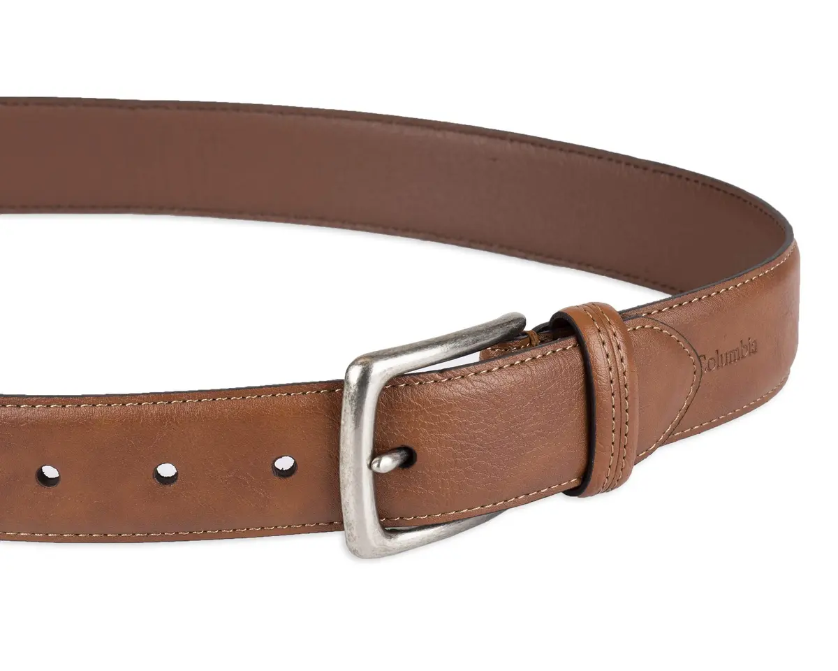 Columbia Men's Leather Casual Belt | Classic Design, Adjustable Fit, Durable Leather (38) - view 3