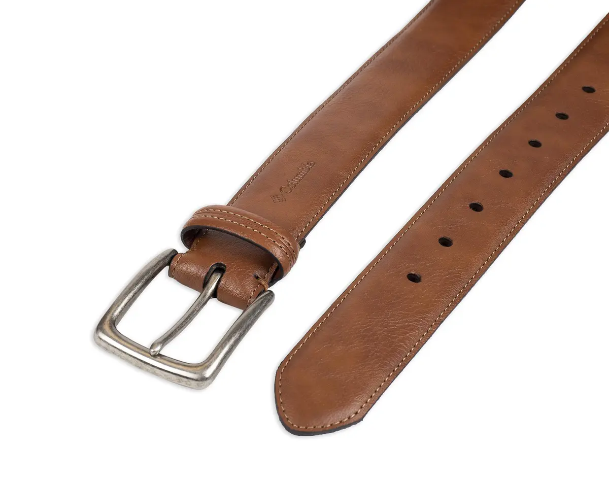 Columbia Men's Leather Casual Belt | Classic Design, Adjustable Fit, Durable Leather (38) - view 4