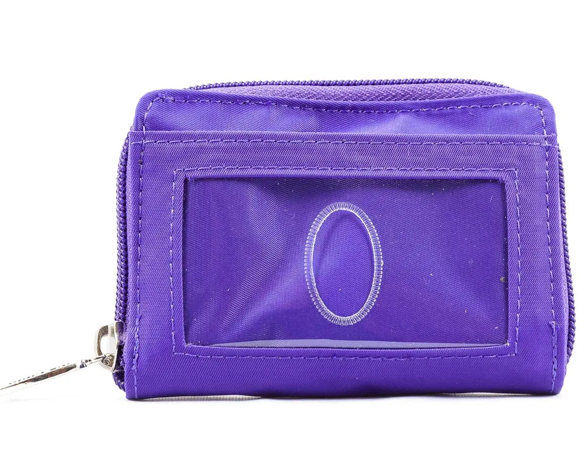 Big Skinny Polka Accordion Card Case Wallet Purple 10.8 cm (4.25 x 2.56 Inch) | Holds Up to 30 Cards - view 5