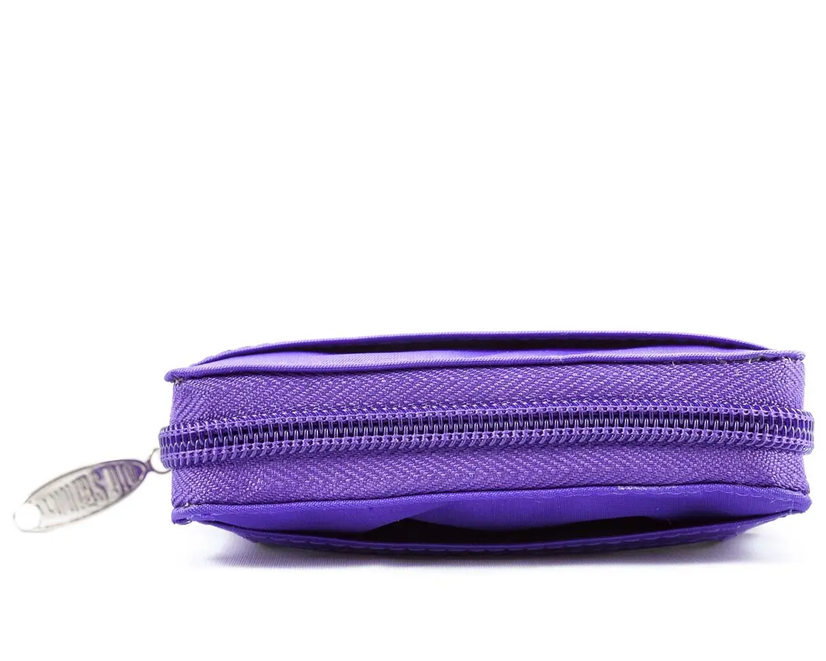 Big Skinny Polka Accordion Card Case Wallet Purple 10.8 cm (4.25 x 2.56 Inch) | Holds Up to 30 Cards - view 6