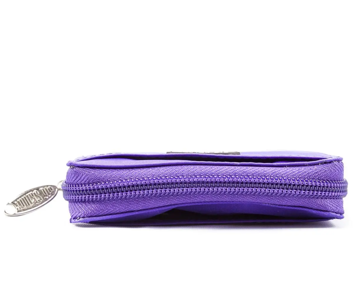 Big Skinny Polka Accordion Card Case Wallet Purple 10.8 cm (4.25 x 2.56 Inch) | Holds Up to 30 Cards - view 8