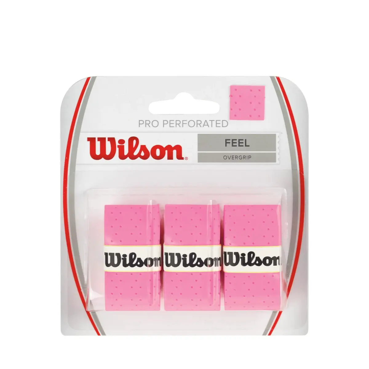 WILSON Sensation Pro Tennis Racquet Over Grip - Pink | 3 Grips - main product image