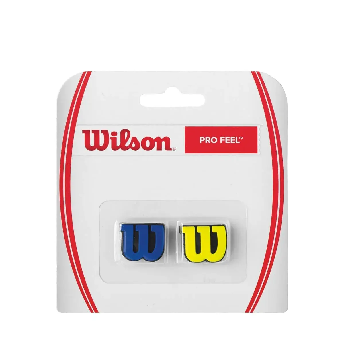 Wilson Profeel Tennis Vibration Dampener Blue/Yellow | Reduces String Shock for All Rackets - main product image