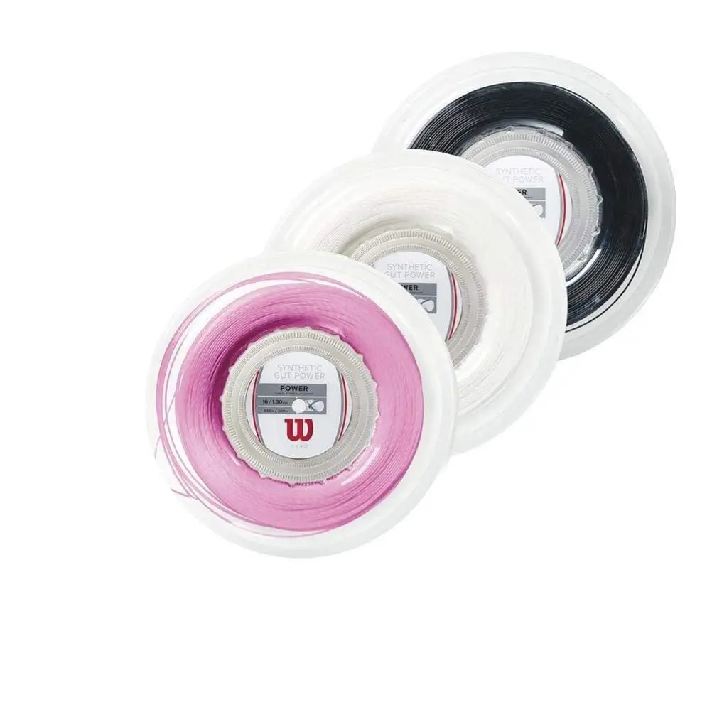 Wilson Synthetic Gut Power 16 Tennis String 660ft Reel | Solid Core, Responsive Energy, Suitable for All Styles - view 4