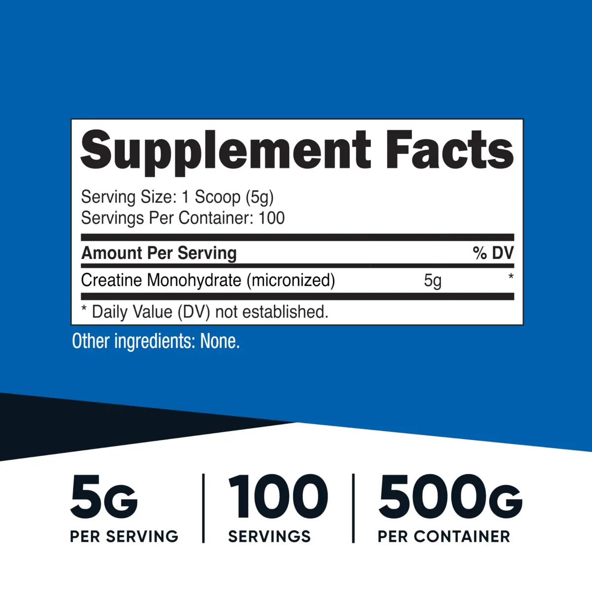 Nutricost Creatine Monohydrate Micronized Powder 500g (17.6 oz) | Supports Strength and Endurance - view 2