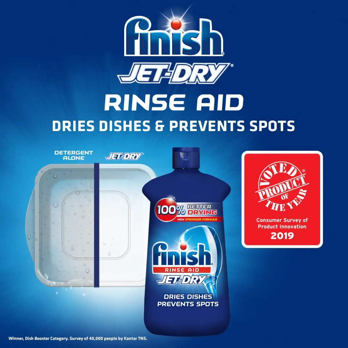 Finish All in 1 Powerball Dishwasher Detergent Tablets Fresh Scent 85 Count (2.41 kg) | 3X Concentrated Cleaning Power - view 6