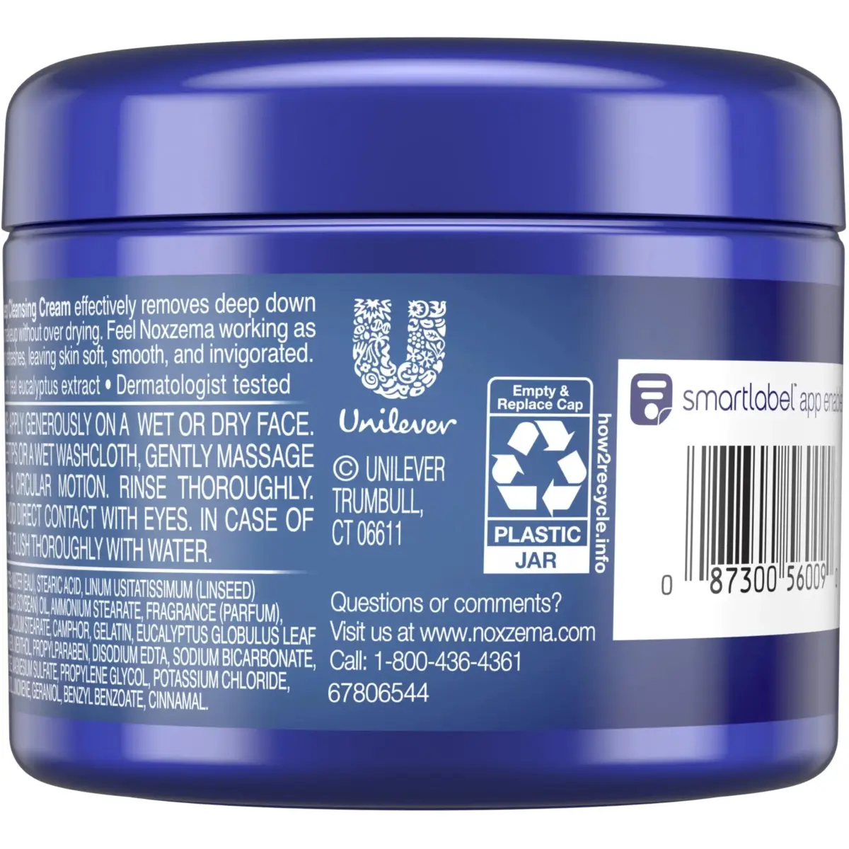 Noxzema Original Deep Cleansing Cream 2 Oz (Pack of 6) | Dermatologist Tested for All Skin Types - view 3