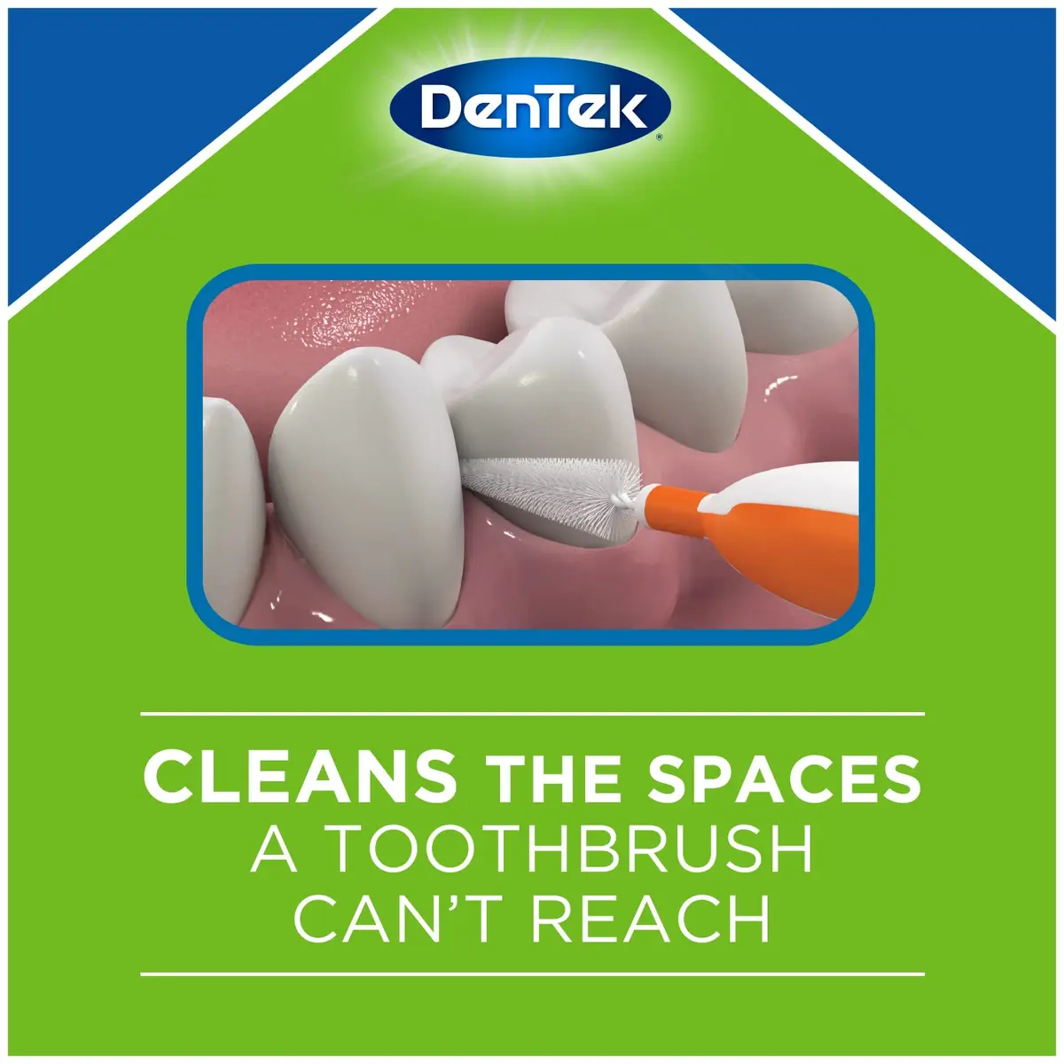DenTek Easy Brush Interdental Cleaners 16 Count (Pack of 3) | Plaque Control & Oral Hygiene - view 4