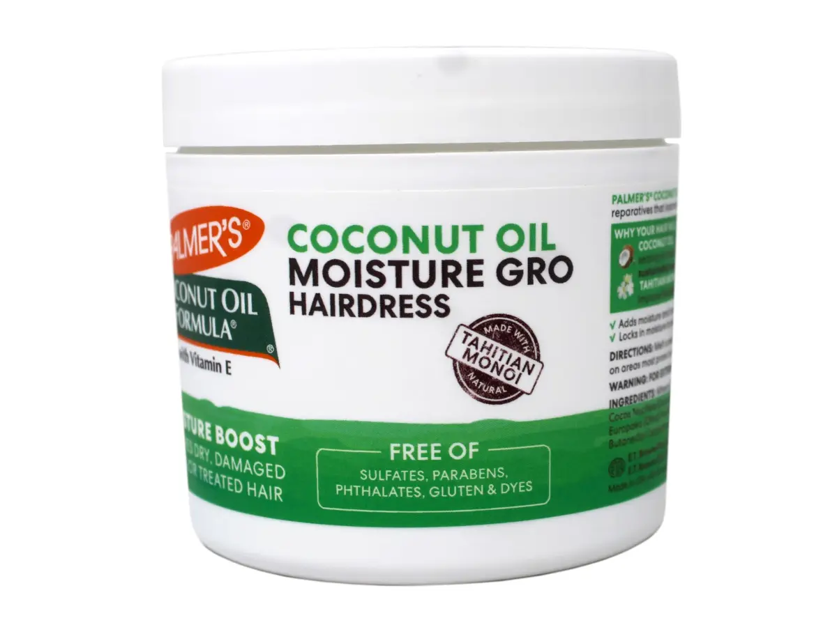 Palmer's Coconut Oil Moisture Gro Hairdress Jar 155ml (5.25 oz) (Pack of 3) | Deep Moisture for Dry, Damaged, Curly, Frizzy Hair - view 2