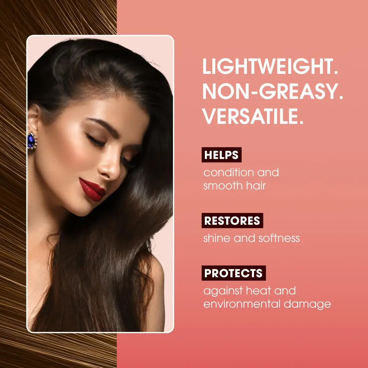 One 'N Only Argan Oil Hair Treatment 236ml (8 Fl Oz) | Lightweight Hydrating Oil for Shine, Heat Protection & Frizz Control - view 5