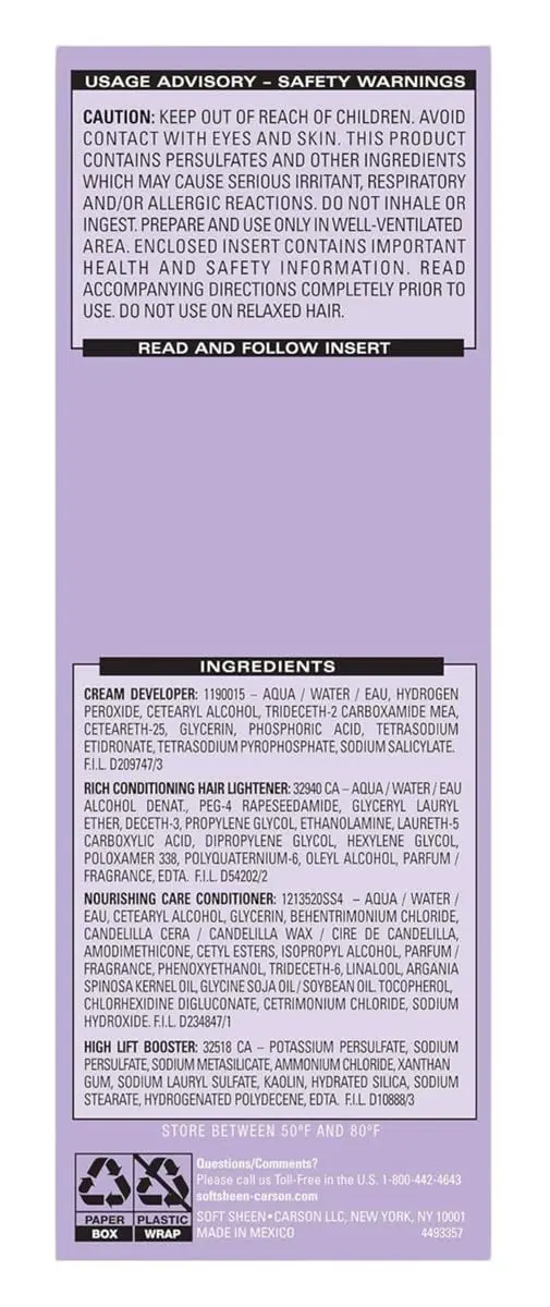 Dark and Lovely Color #384 Light Golden Blonde 1.4 Pound (Pack of 3) | High Reflective Color & Shine - view 2