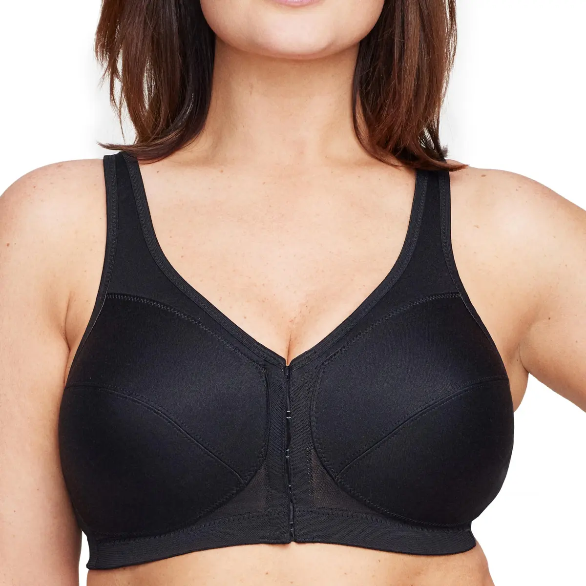 Glamorise Plus Size MagicLift Posture Support Bra 44DD | Wirefree, Front Closure, Posture Back - main product image